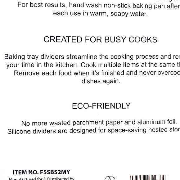 CWC Silicone Baking Trays & Non-Stick Baking Pan Set - 5 Piece - Picture 5 of 5